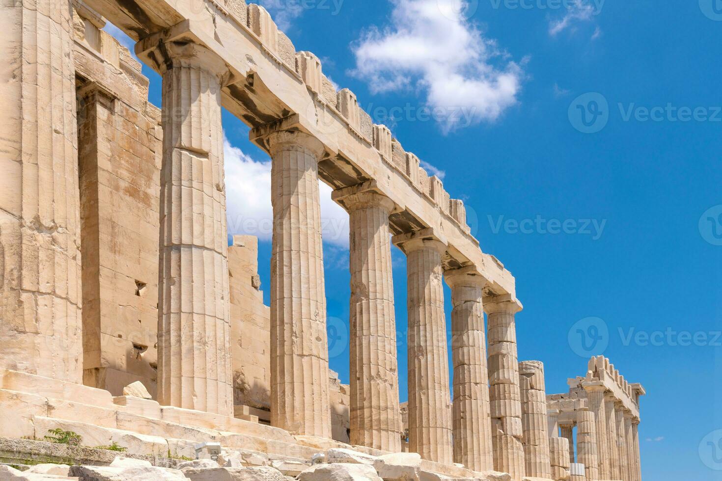 Greece, Ancient landmark citadel Acropolis in Athens, a UNESCO site photo