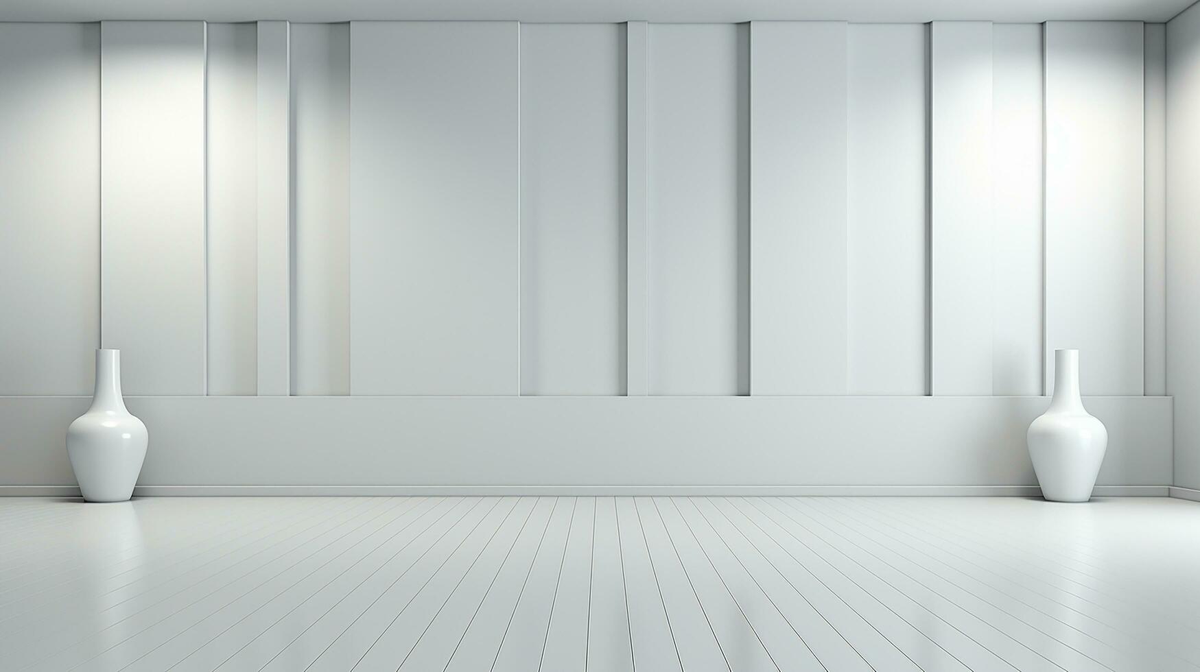 minimalist white interior background, real photography smooth lighting AI generative photo