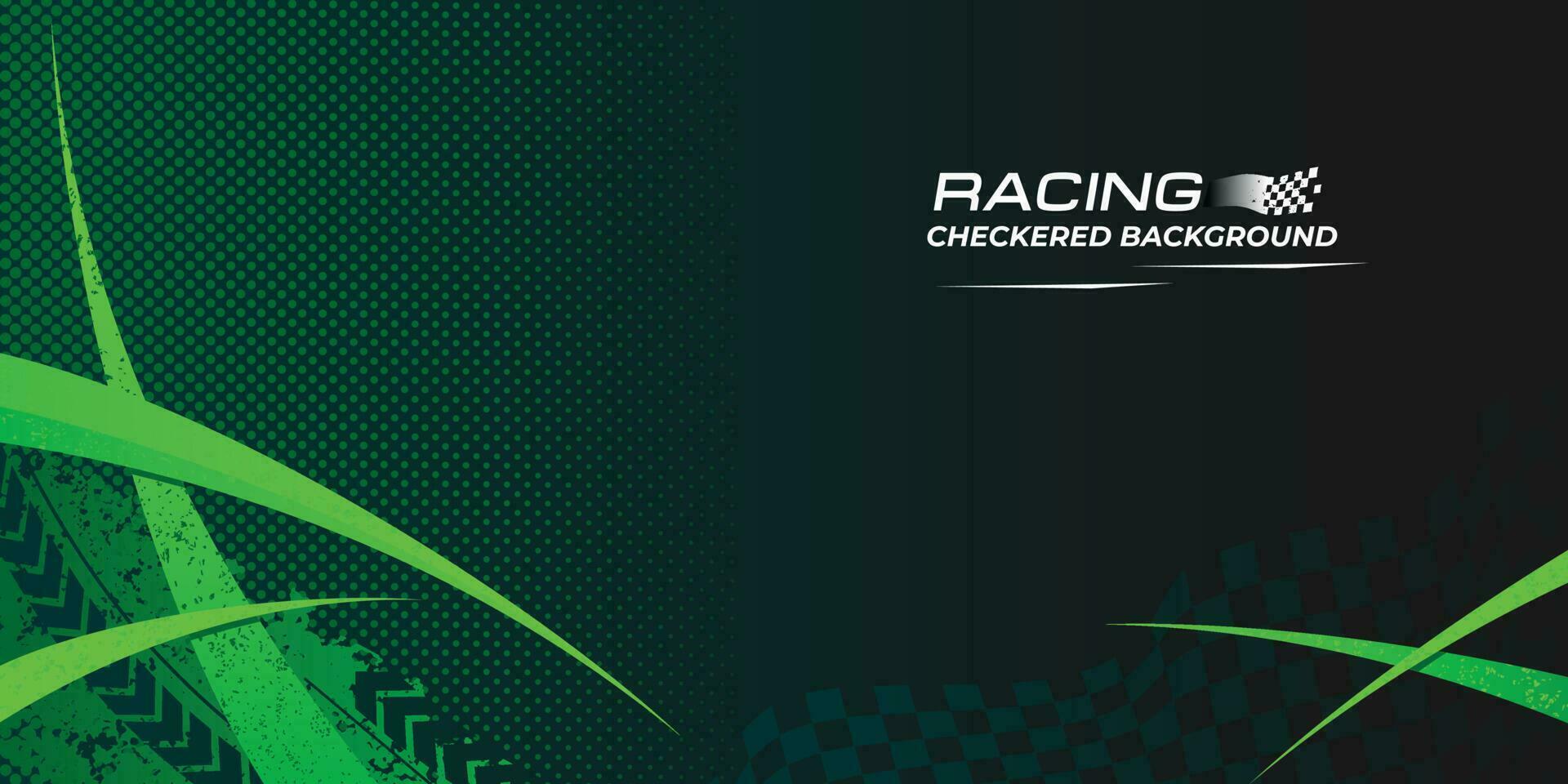 Racing Sports Background Vector Illustration