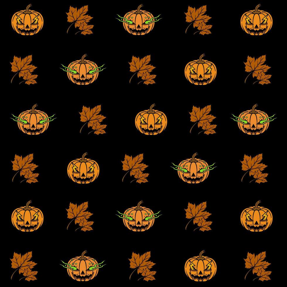 Víspera de Todos los Santos calabaza ilustración icono para mercancías vector