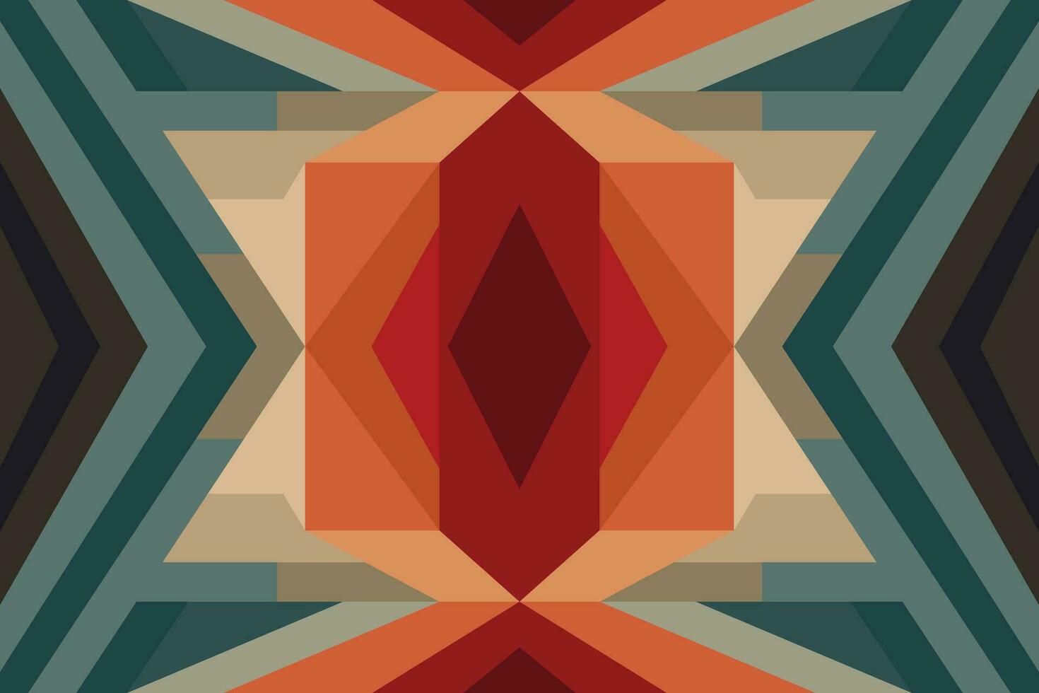 Modern geometric shapes patterns, seamless vector illustration. Pattern designs with modern geometric shapes can be printed as a background image or used for rugs, carpets, or textile fabric.