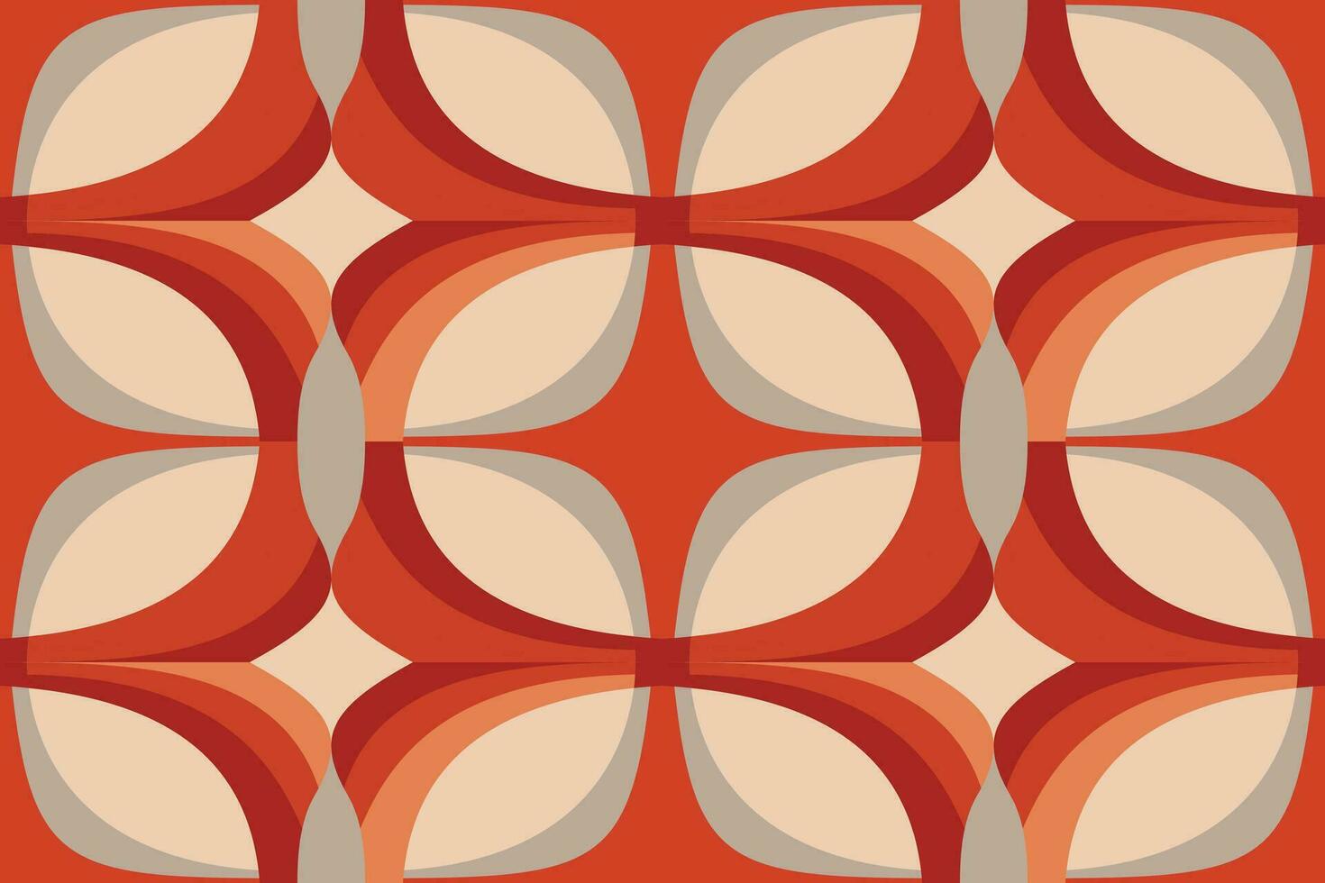 Modern geometric shapes patterns, seamless vector illustration. Pattern designs with modern geometric shapes can be printed as a background image or used for rugs, carpets, or textile fabric.