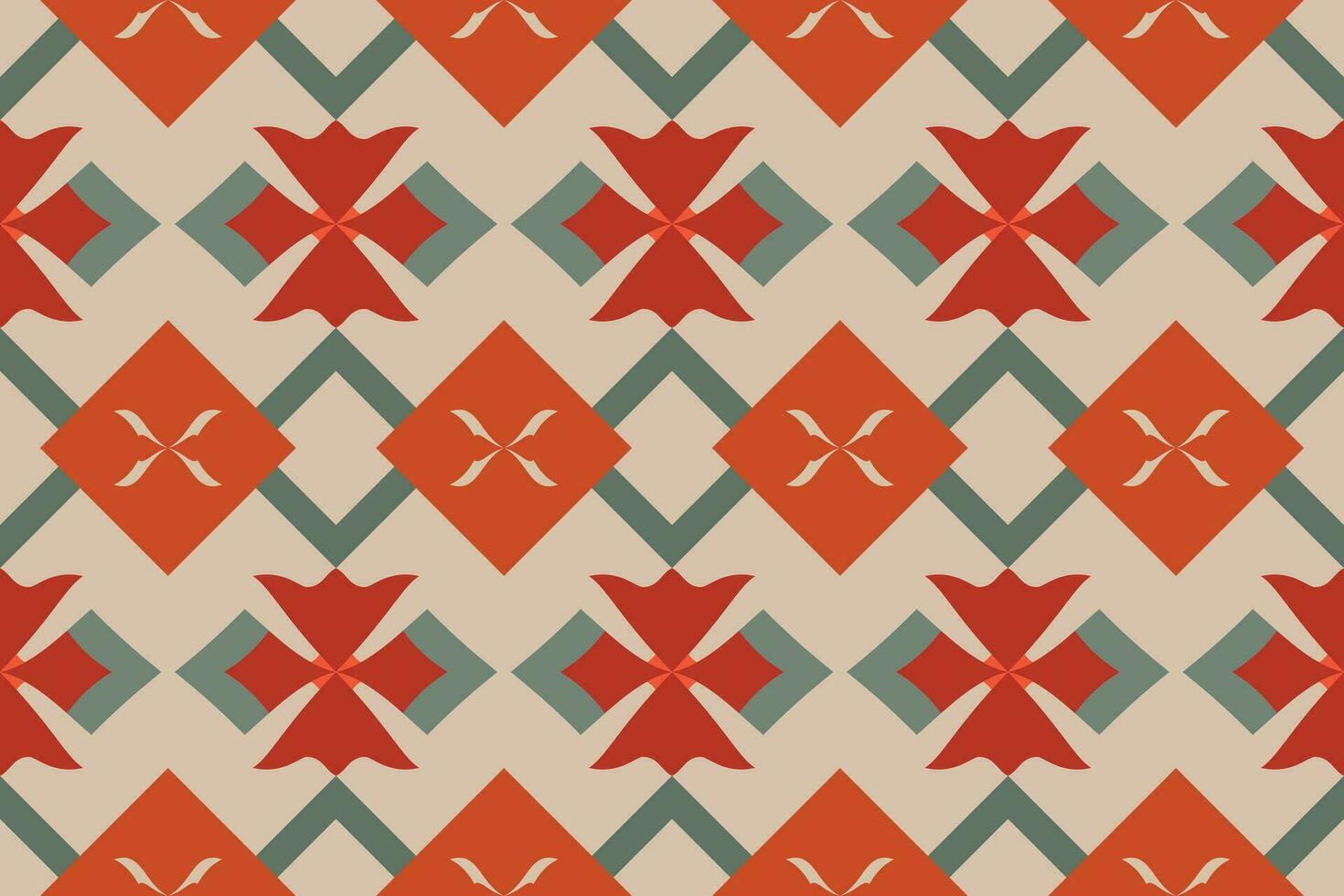 Modern geometric shapes patterns, seamless vector illustration. Pattern designs with modern geometric shapes can be printed as a background image or used for rugs, carpets, or textile fabric.