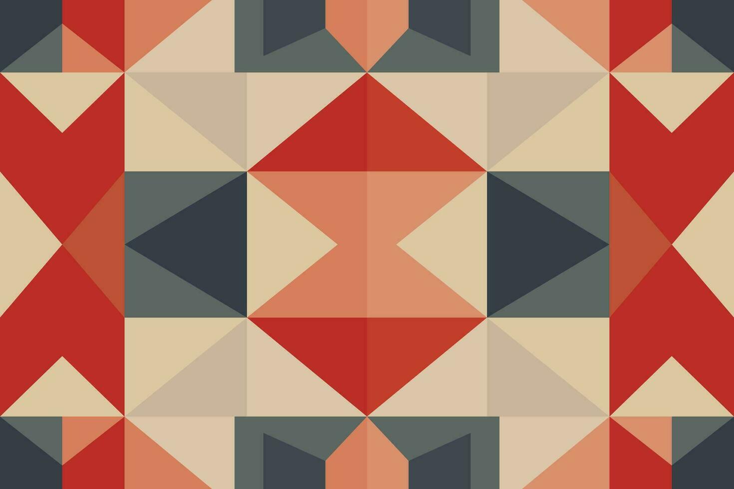 Modern geometric shapes patterns, seamless vector illustration. Pattern designs with modern geometric shapes can be printed as a background image or used for rugs, carpets, or textile fabric.