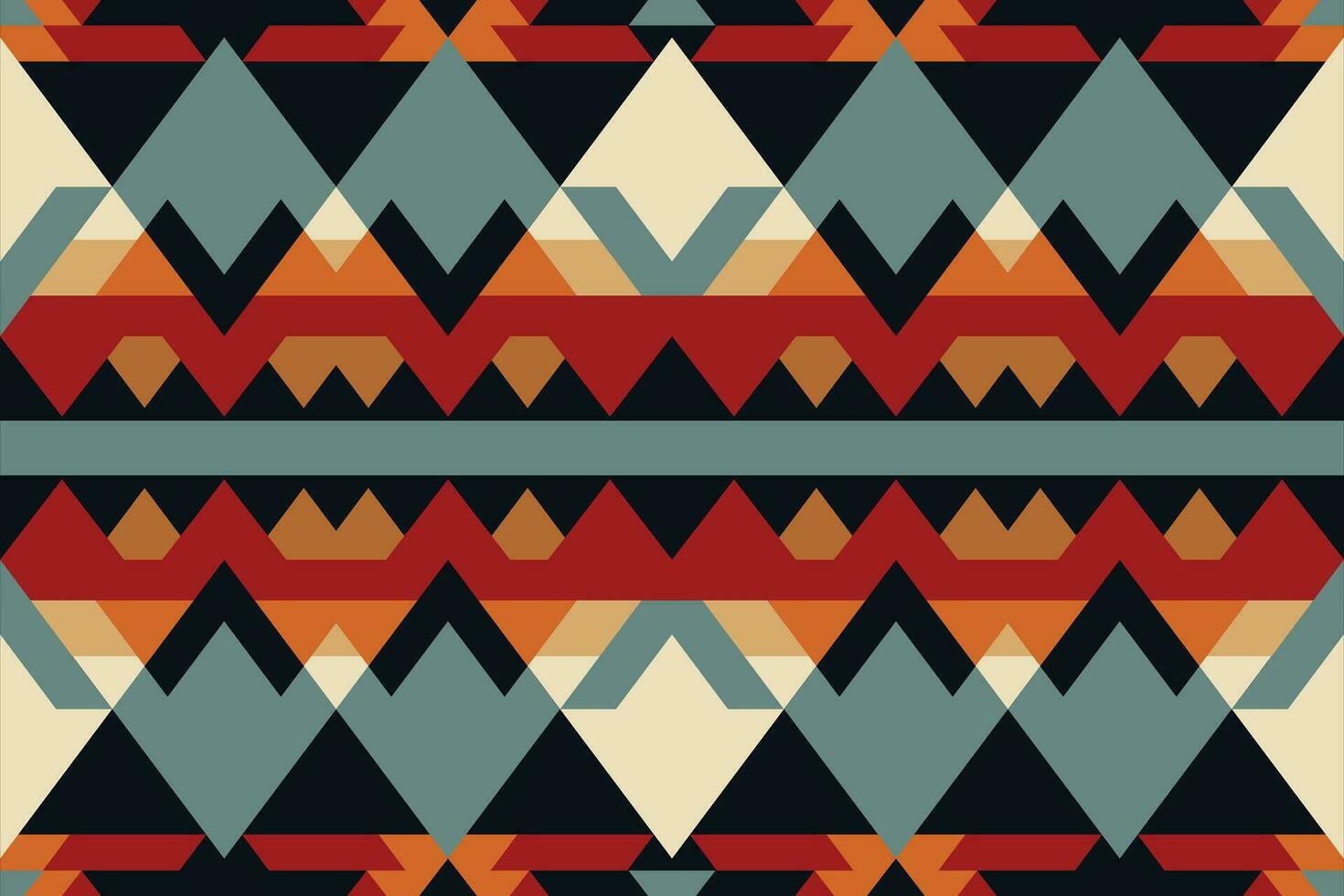 Modern geometric shapes patterns, seamless vector illustration. Pattern designs with modern geometric shapes can be printed as a background image or used for rugs, carpets, or textile fabric.