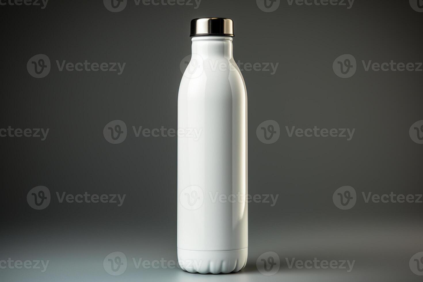 A BPA-free white water bottle, ensuring safe and healthy hydration AI Generated photo