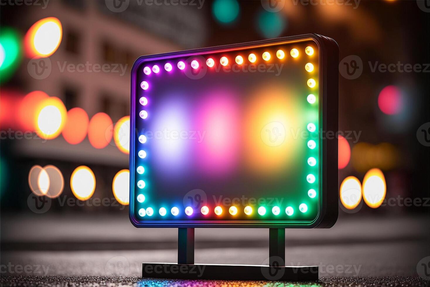 Menu frame area for marketing promotion text,bokeh background. . photo