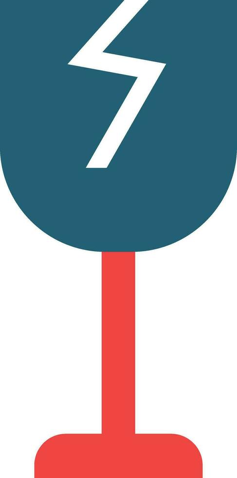 Fragile Vector Glyph Two Color Icon For Personal And Commercial Use.