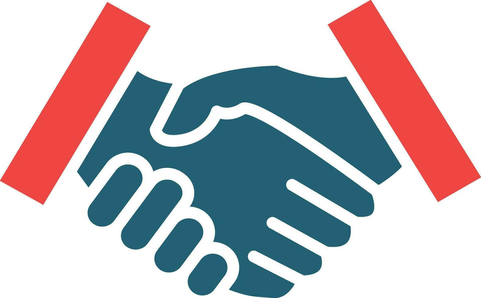 Agreement Glyph Two Color Icon For Personal And Commercial Use. vector