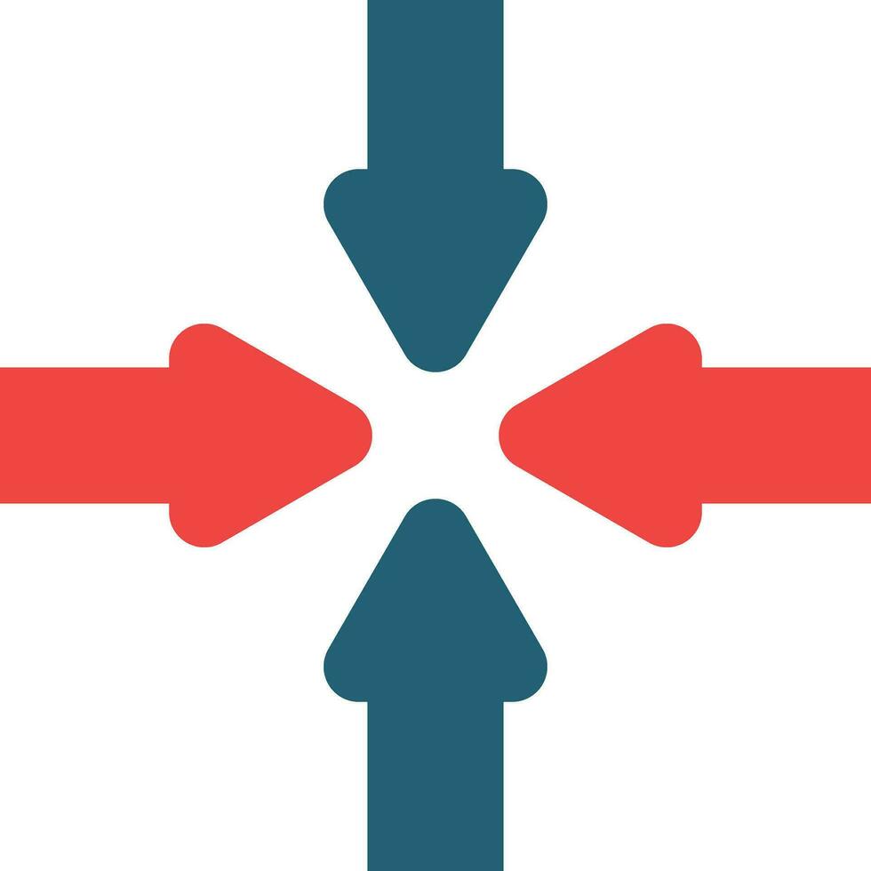 Directional Arrows Glyph Two Color Icon For Personal And Commercial Use. vector