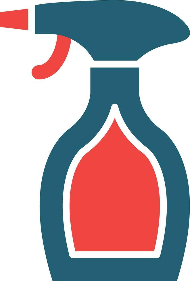 Cleaning Liquid Glyph Two Color Icon For Personal And Commercial Use. vector