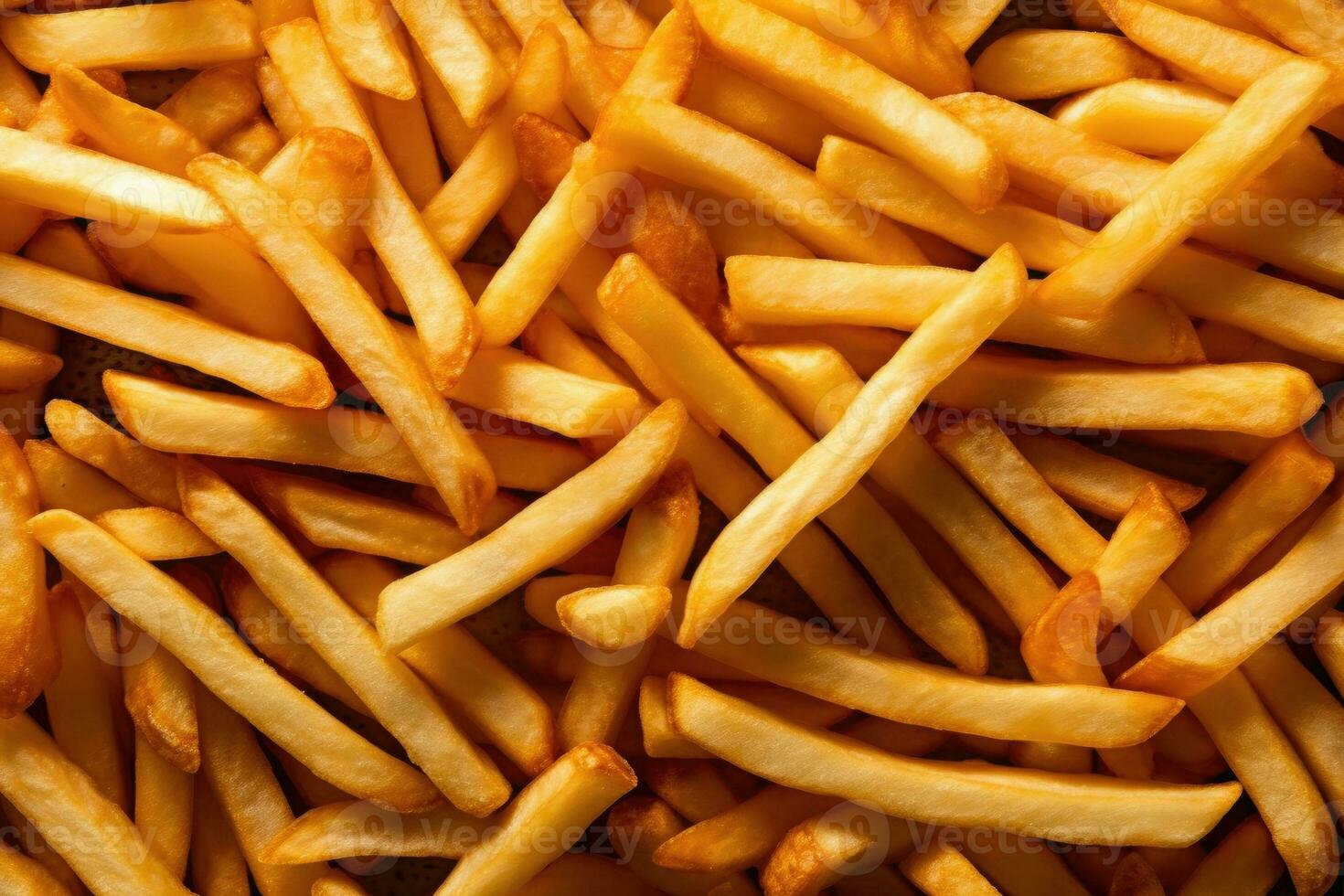 Detail french fries. Generative AI photo