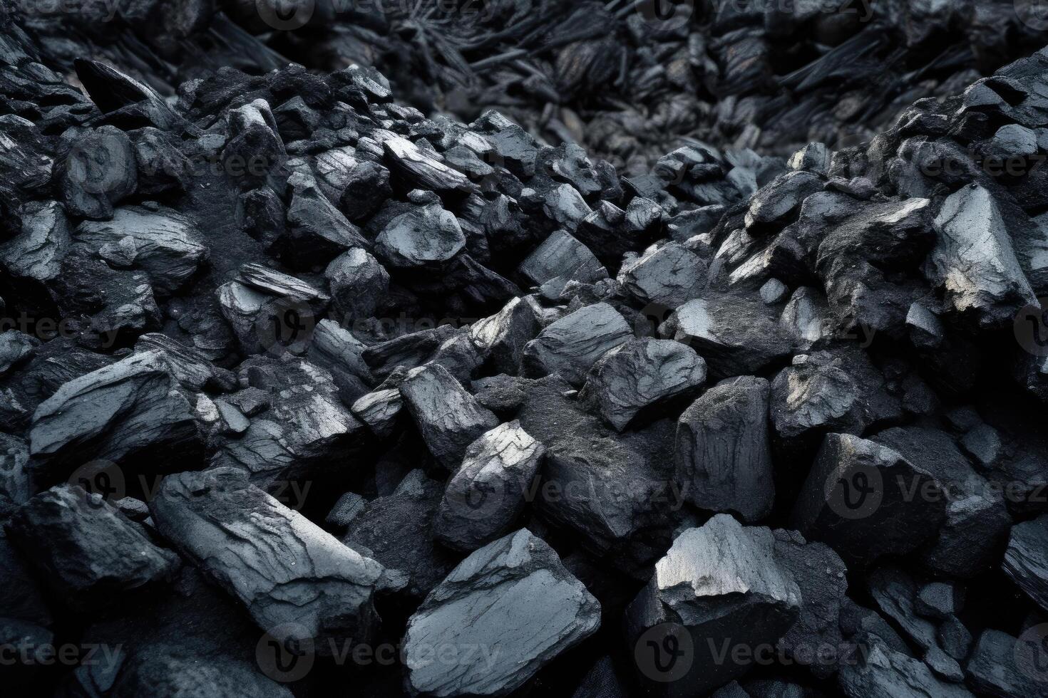Coal mineral black. Coal pattern. photo