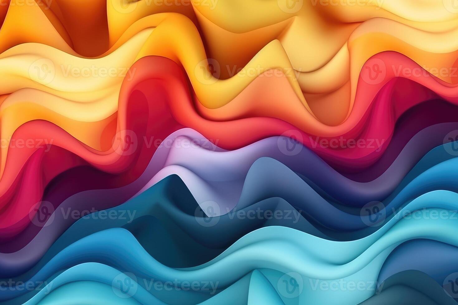 Abstract colorful graphic wave background. photo