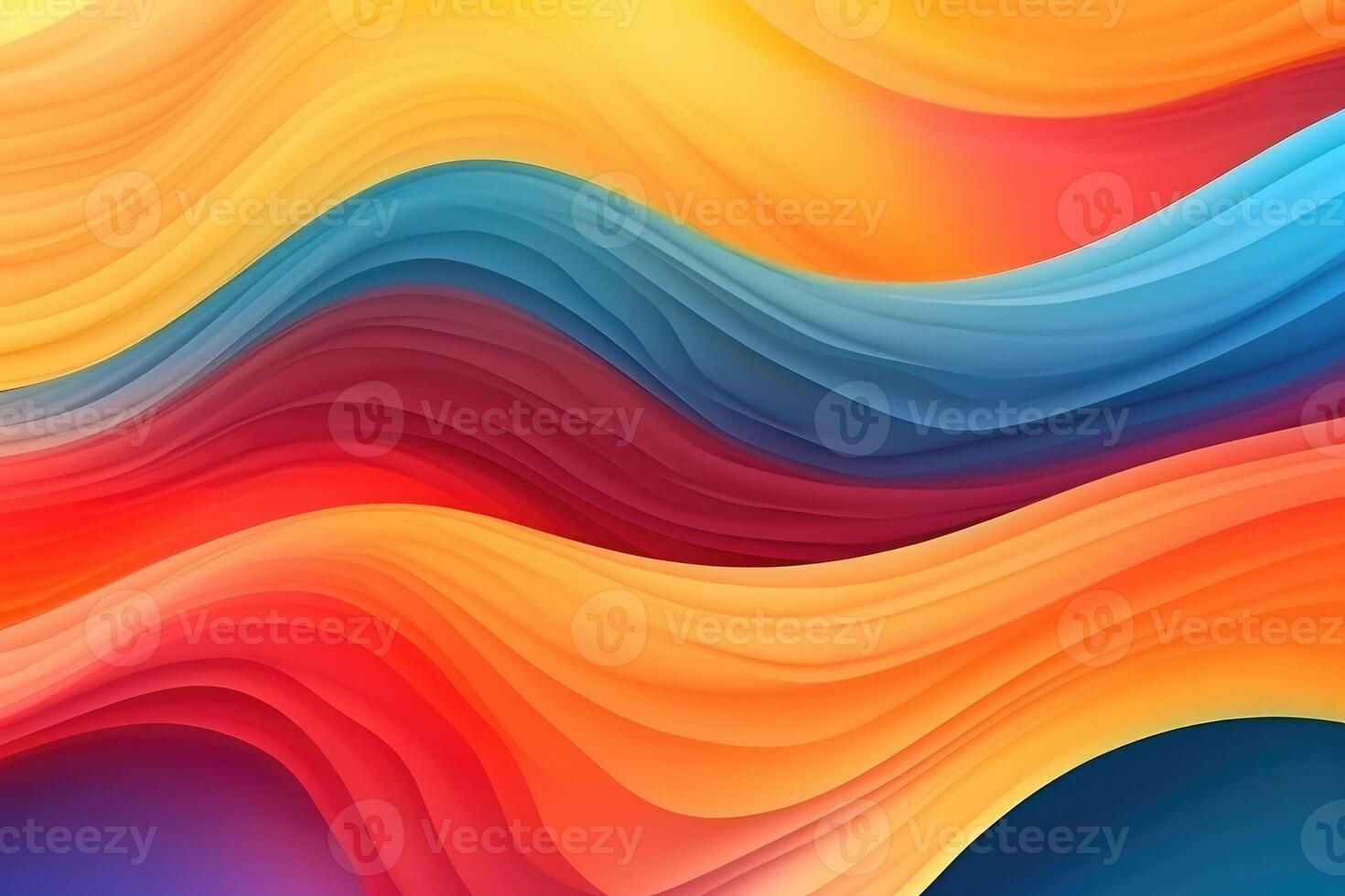 Abstract colorful graphic wave background. photo