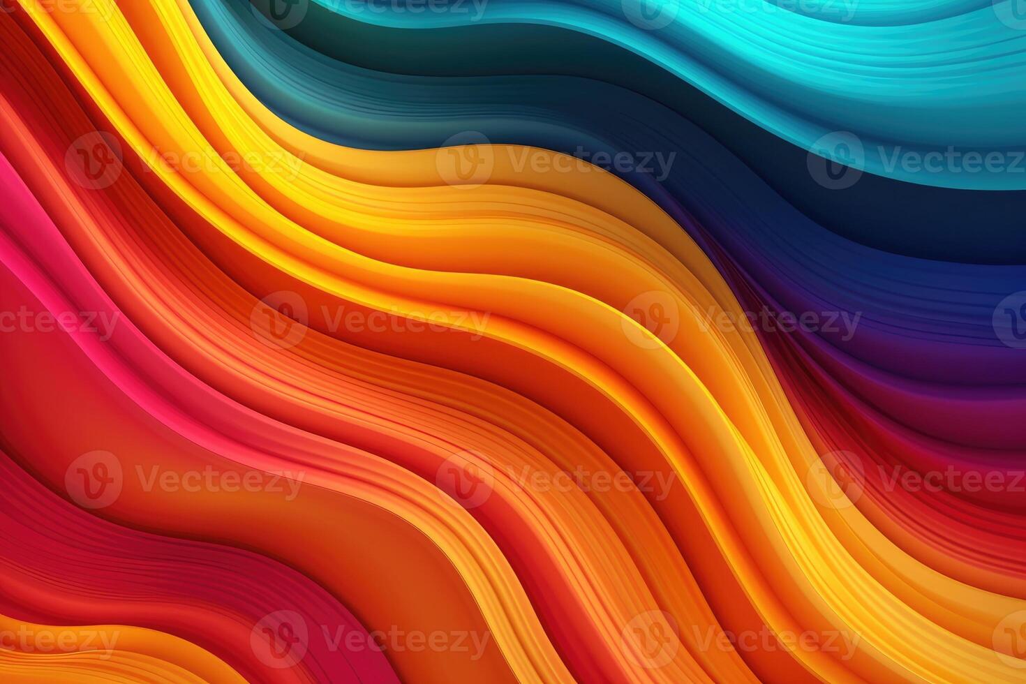 Abstract colorful graphic wave background. photo