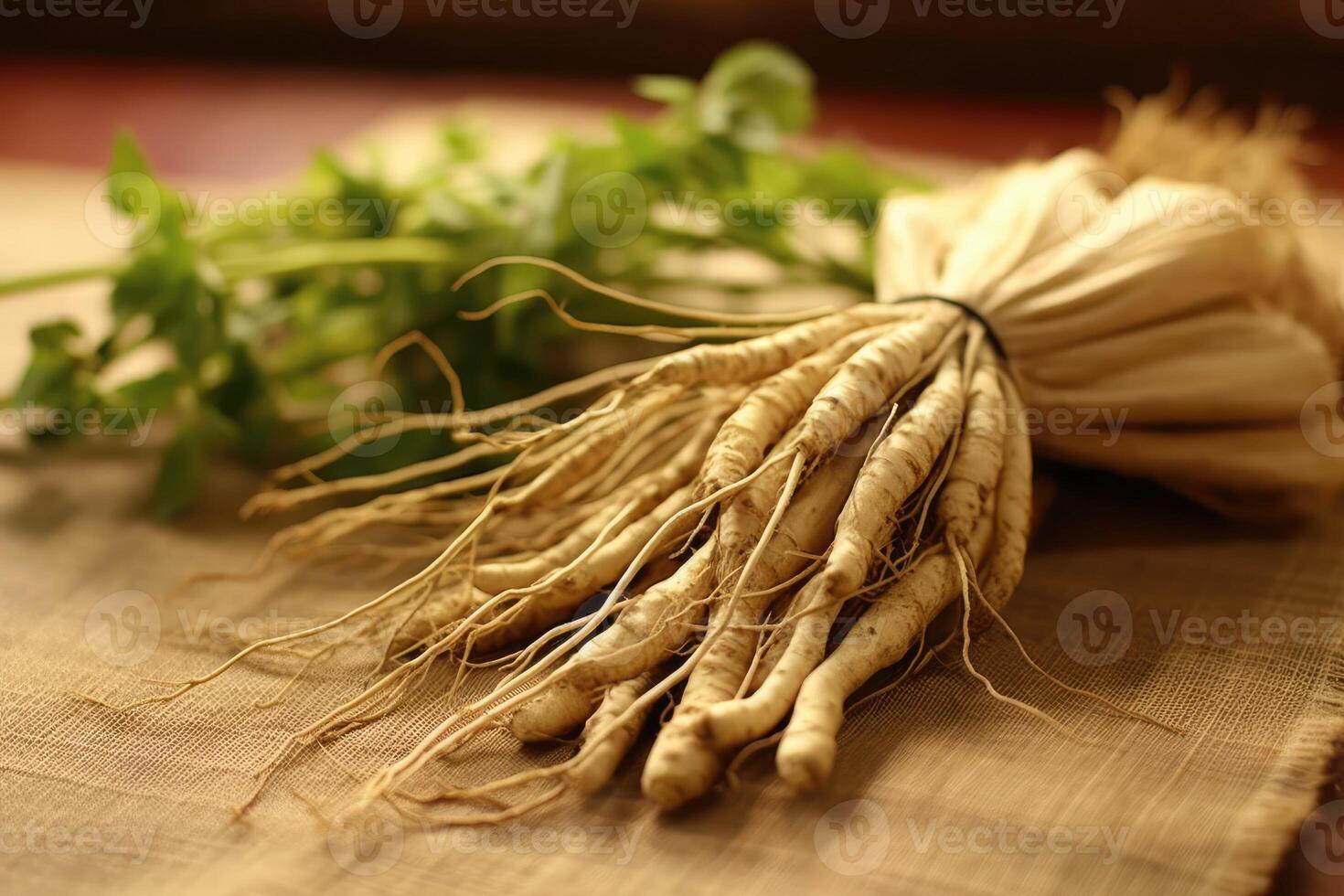 Dry ginseng roots. Generative AI 26440730 Stock Photo at Vecteezy