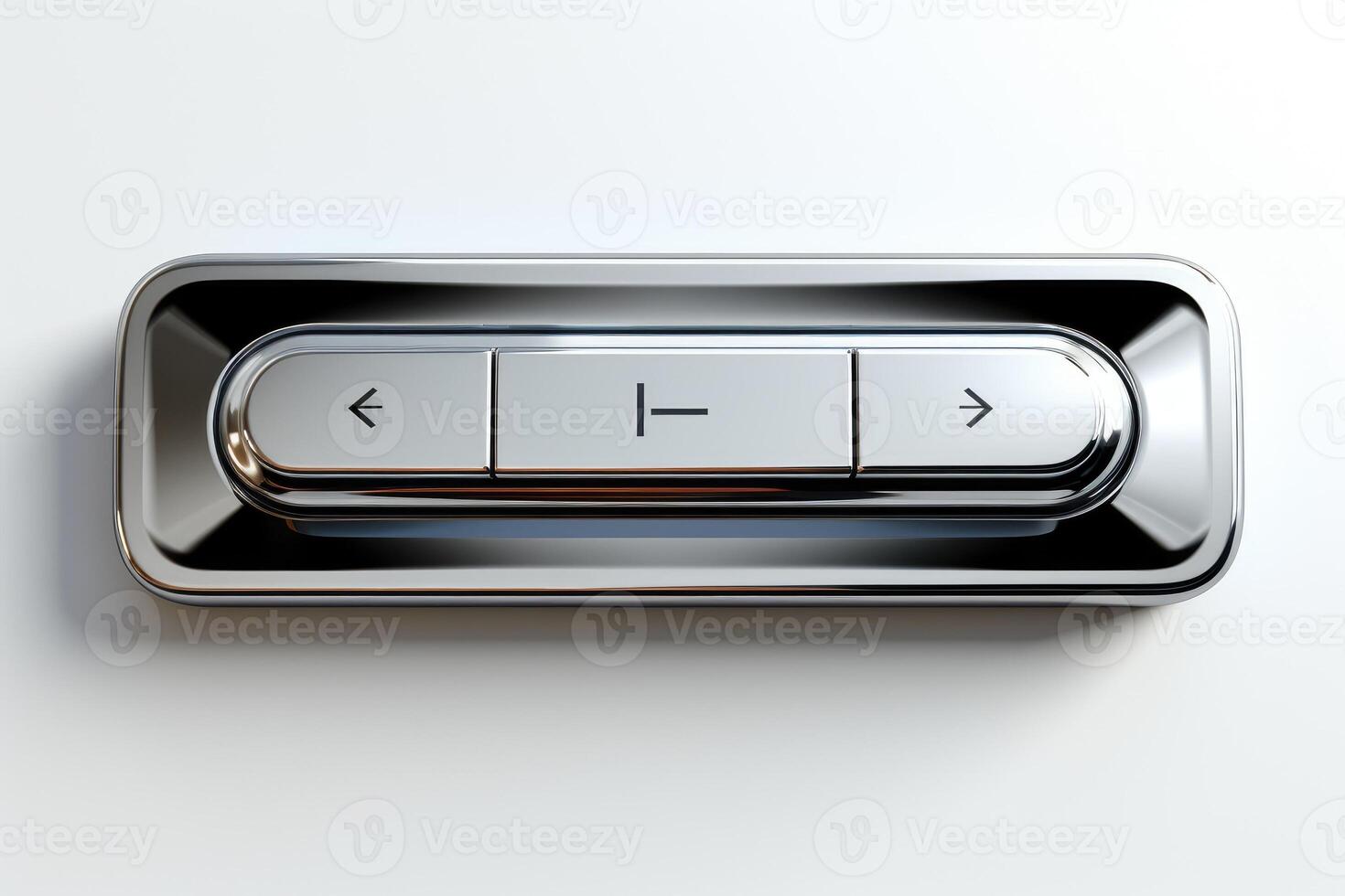 Button design, metal power button. photo