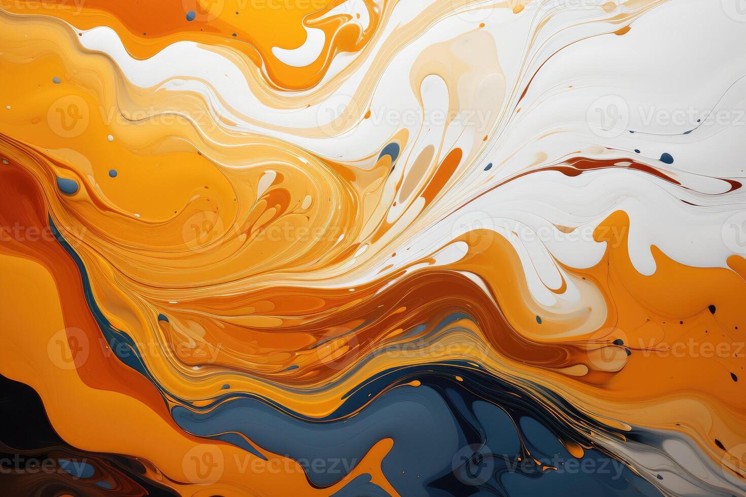 Watercolor backdrop with wavy pattern. photo