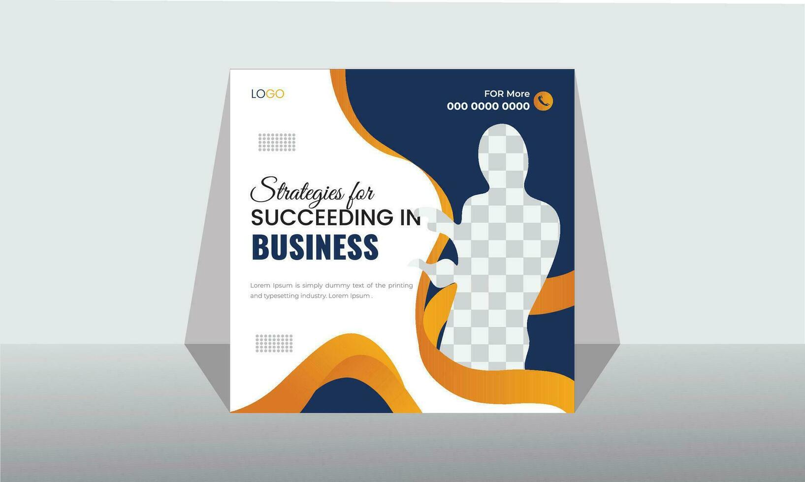 Creative Business Social Media Post Design vector