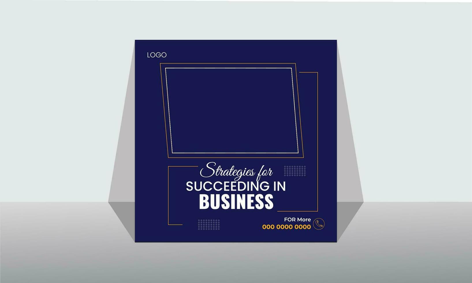 Creative Business Social Media Post Design vector