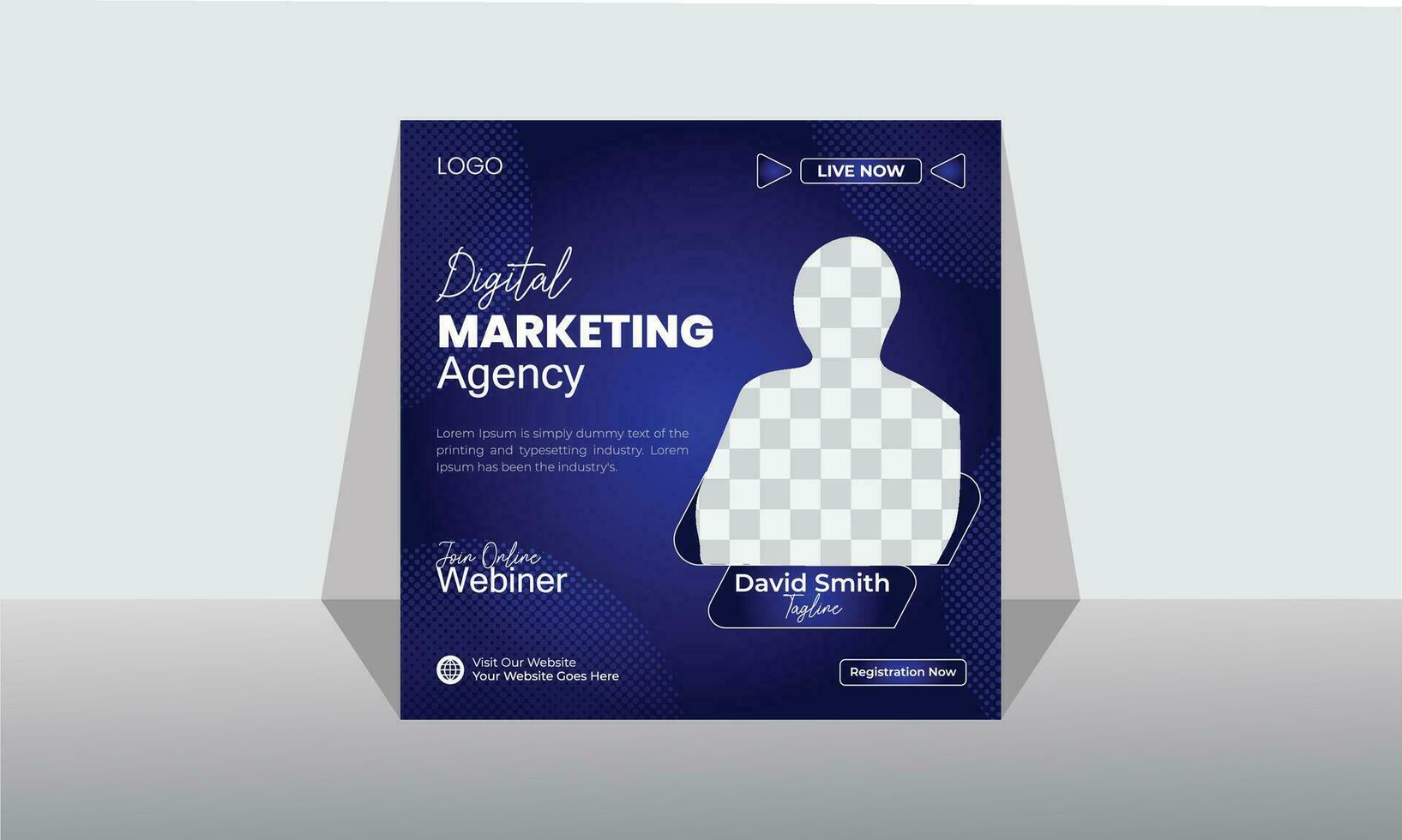 Creative Business Social Media Post Design vector