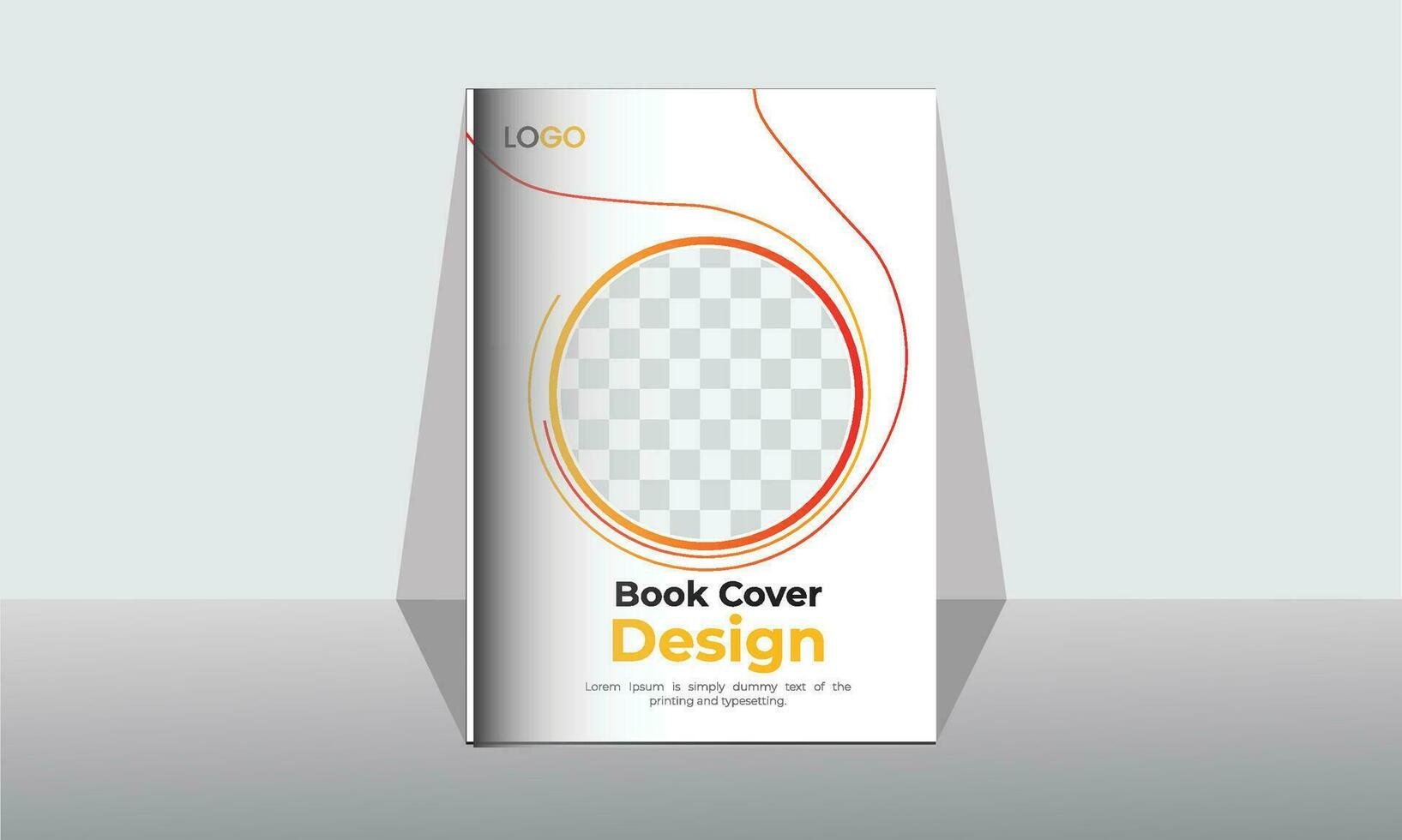 diseño de portada de libro corporativo vector