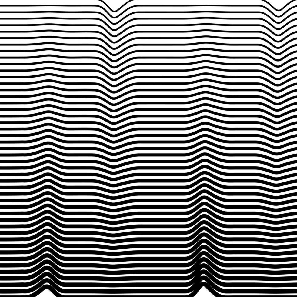 Horizontal lines, linear halftones. Pattern with horizontal stripes and wrinkles. Vector illustration