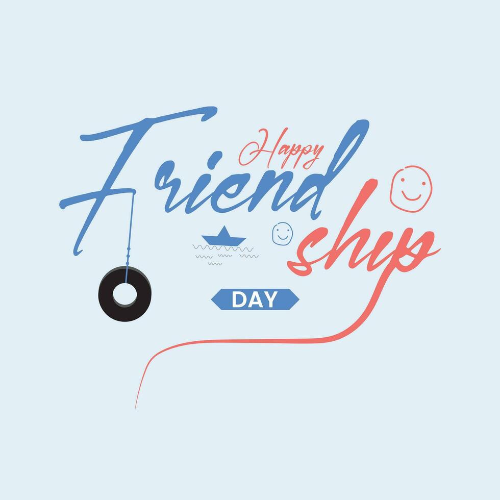 Free vector friendship day