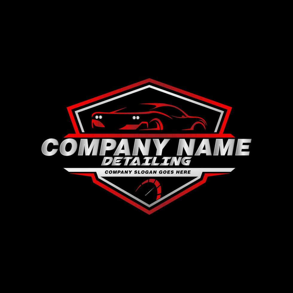 Auto garage logo detailing repair logo vector