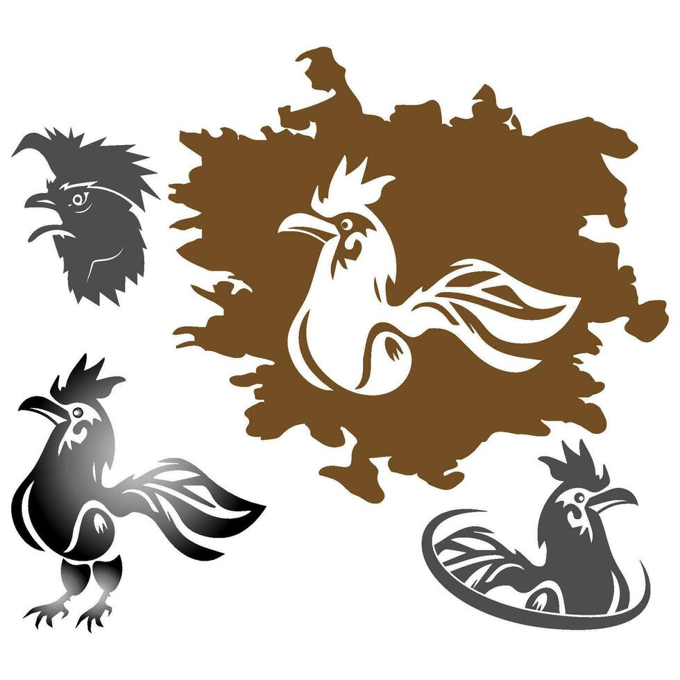 rooster vector illustration design