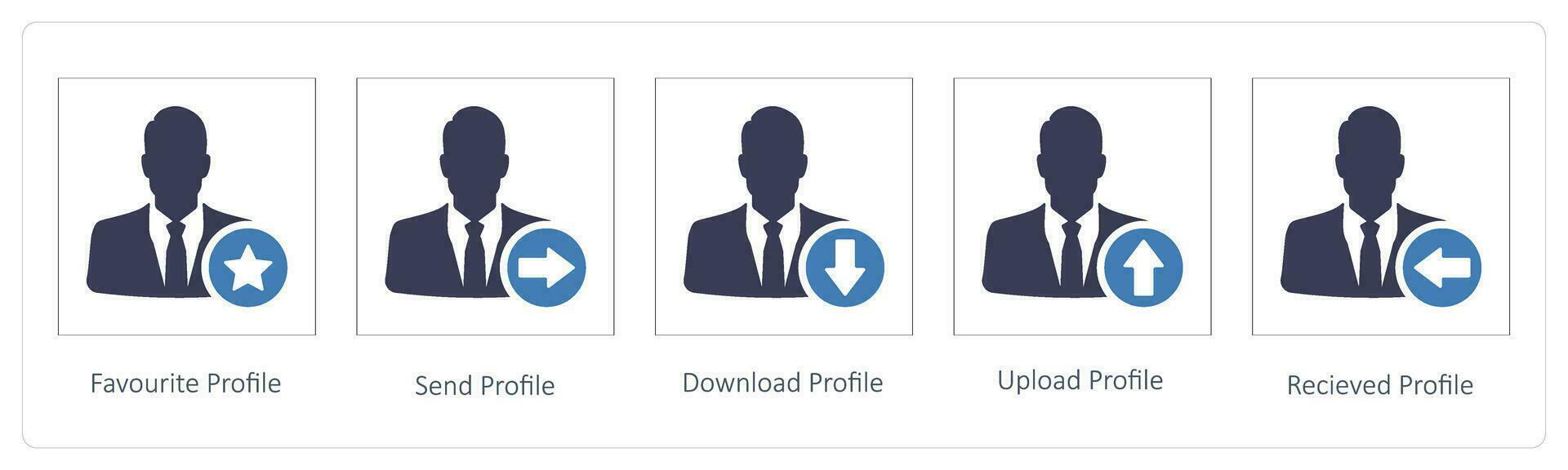 Profile Setting, Profile Information vector