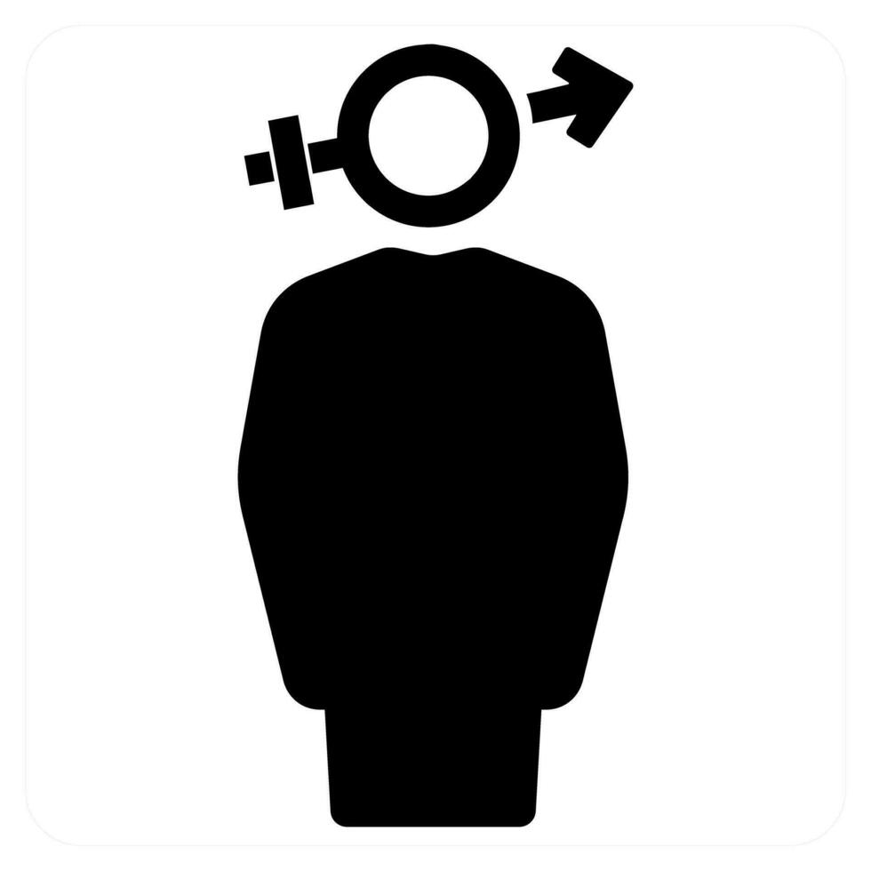 male and gender icon concept vector