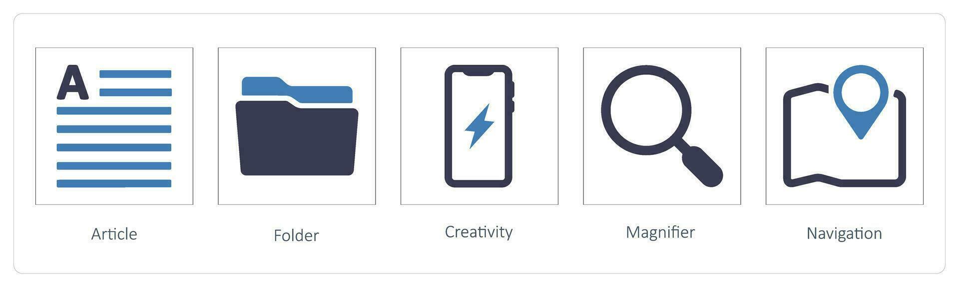 Article, Folder, Creativity vector