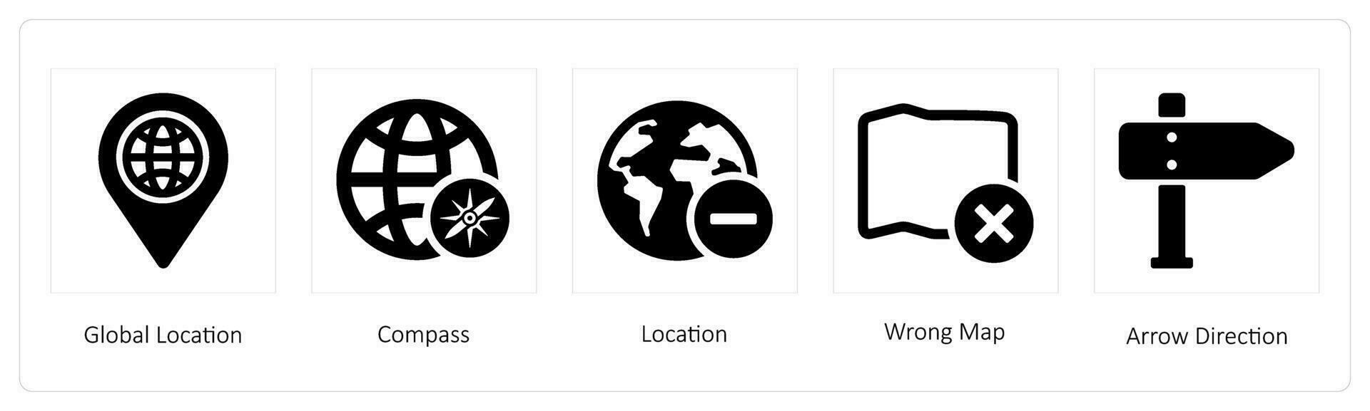 Compass, navigation, Arrow Direction vector