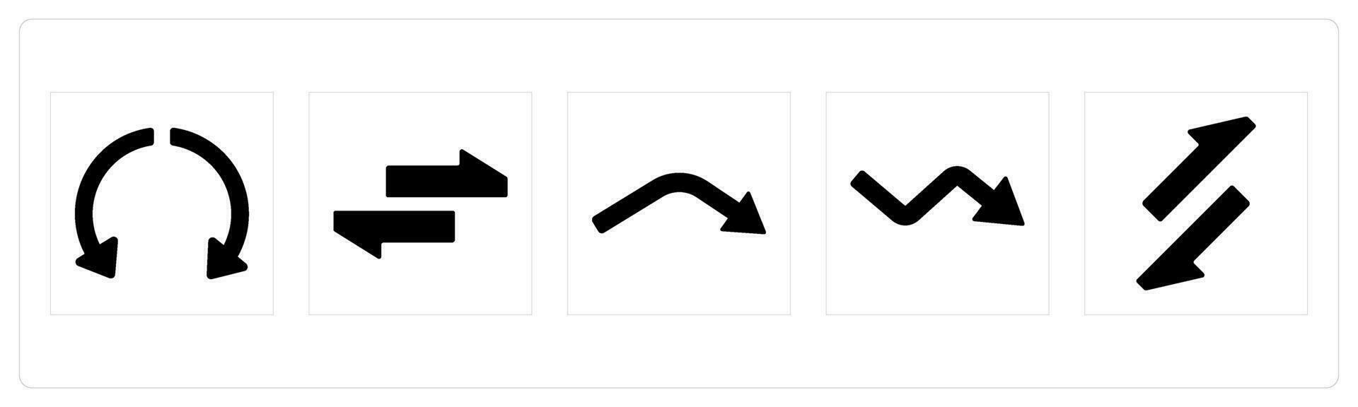 Down, left Direction, Lower direction vector