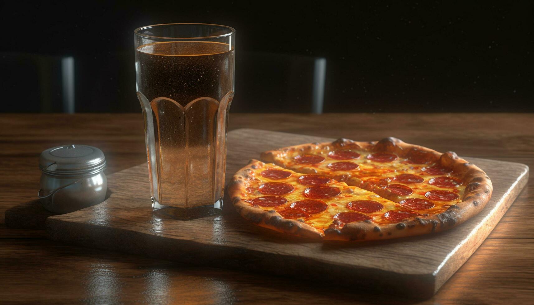 dunk cold pizza