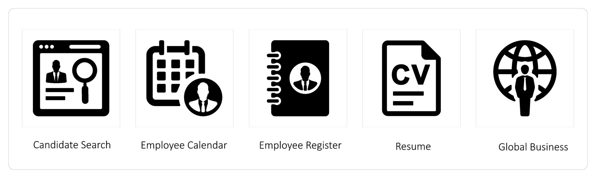 candidate search, employee calendar and employee register 26449109