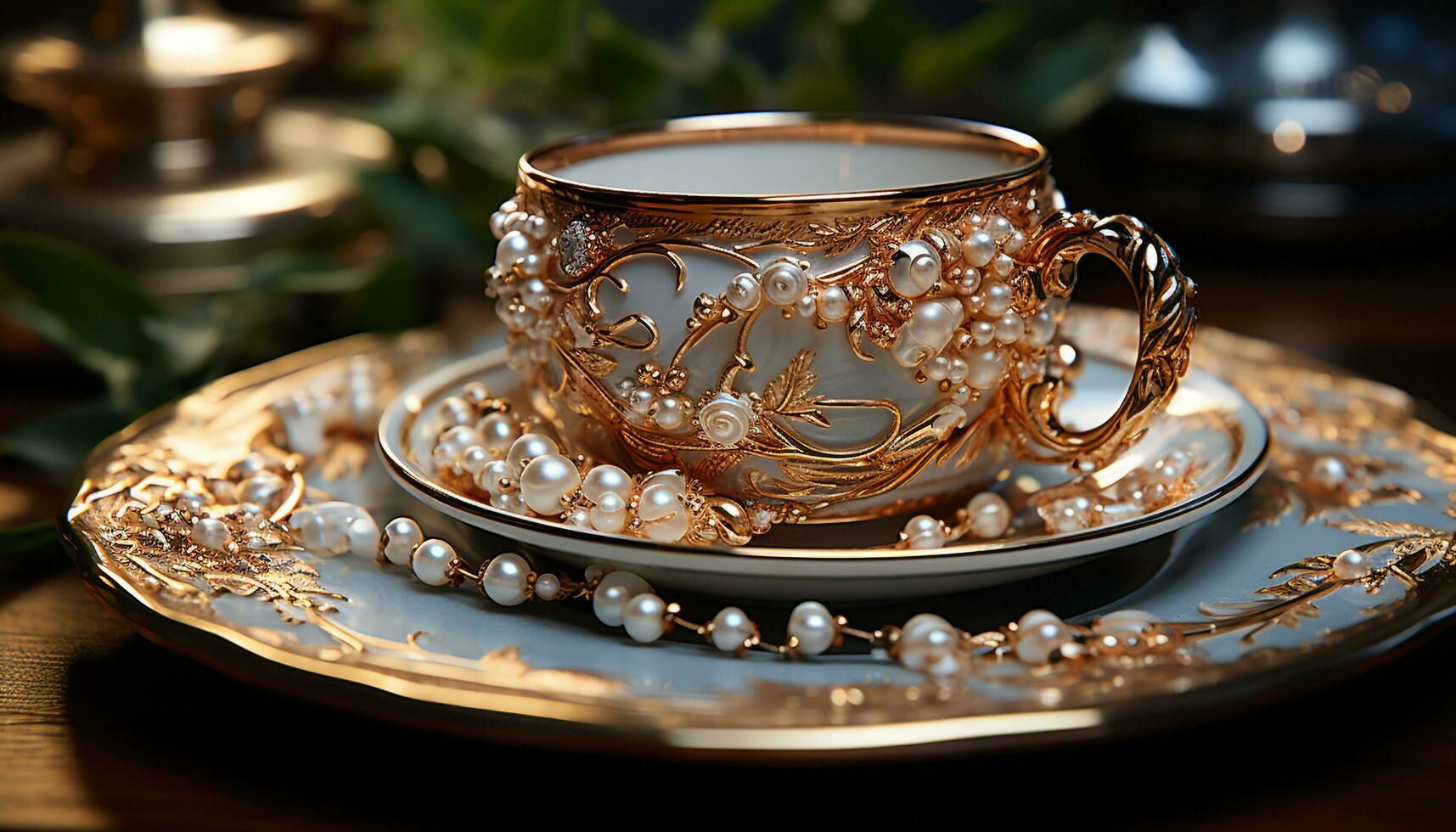 https://static.vecteezy.com/system/resources/previews/026/449/962/non_2x/an-elegant-antique-coffee-cup-on-a-rustic-wooden-plate-generated-by-ai-free-photo.jpg