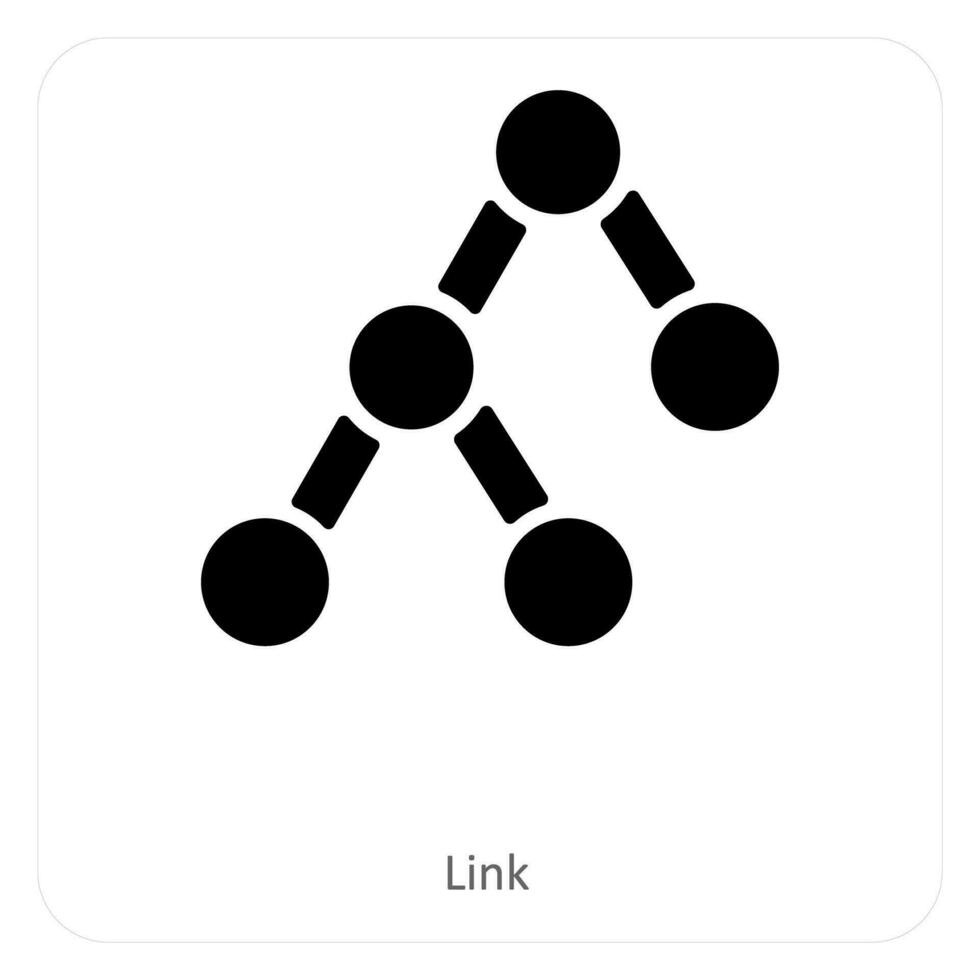 link and connection icon concept vector