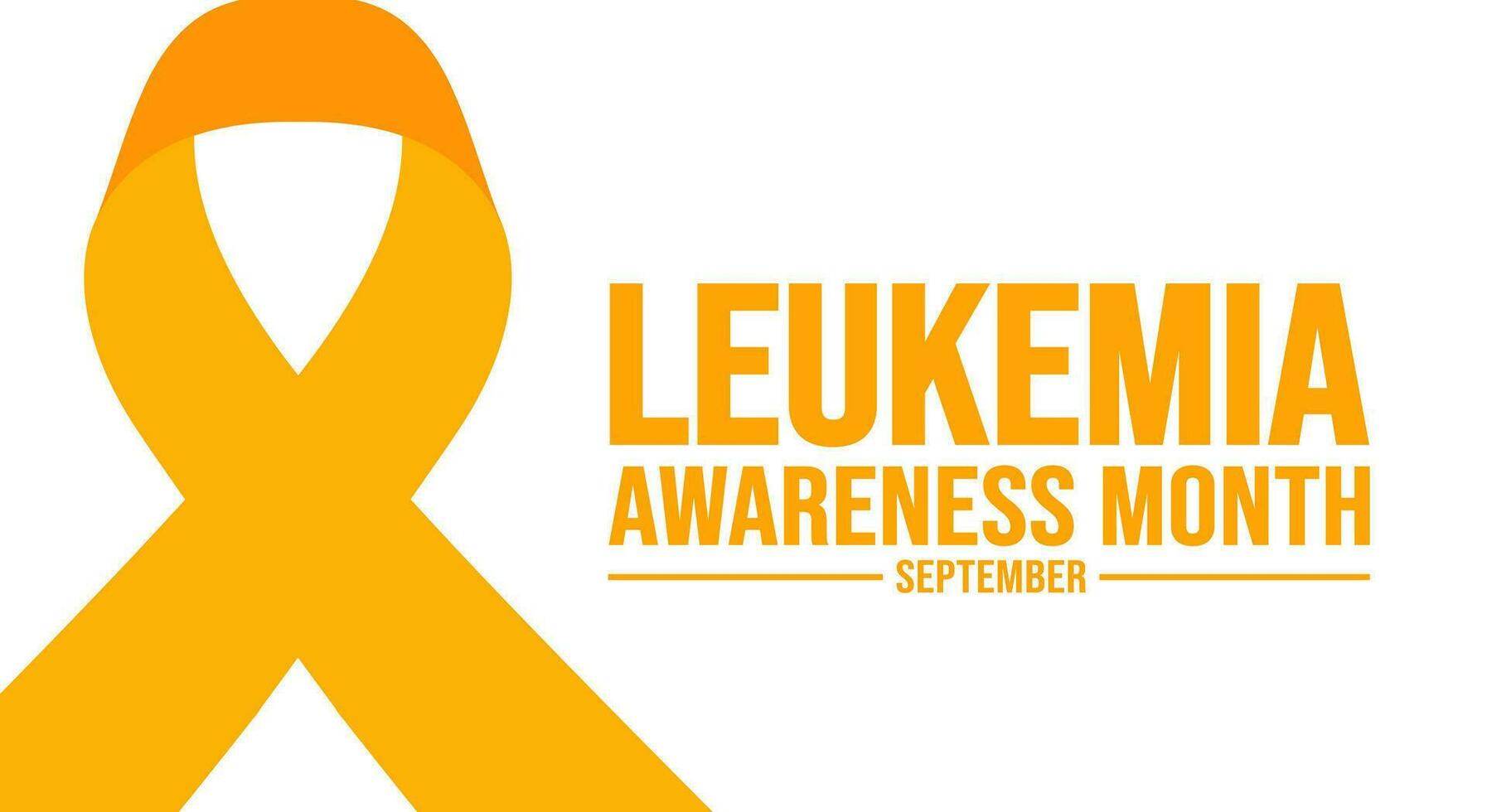 September is Leukemia Awareness Month background template. Holiday concept. background, banner, placard, card, and poster design template with text inscription and standard color. vector illustration.