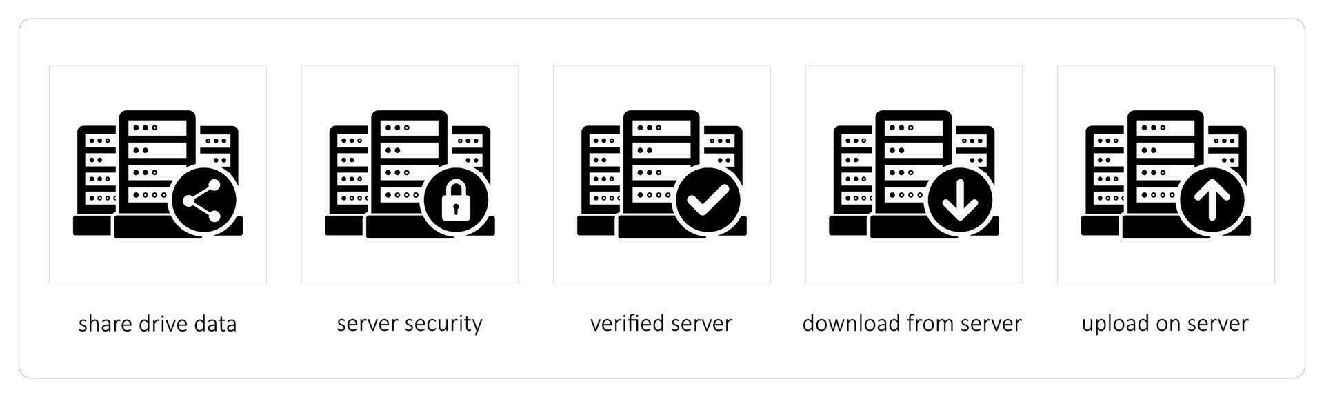 share drive data and server security vector
