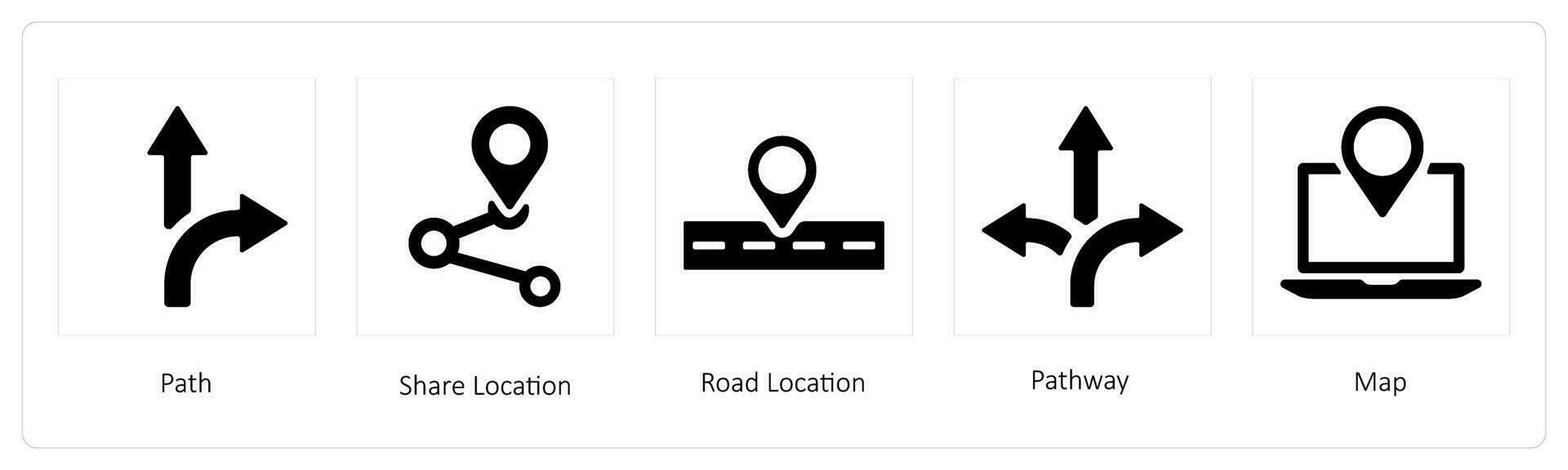 Direction, Map Document vector