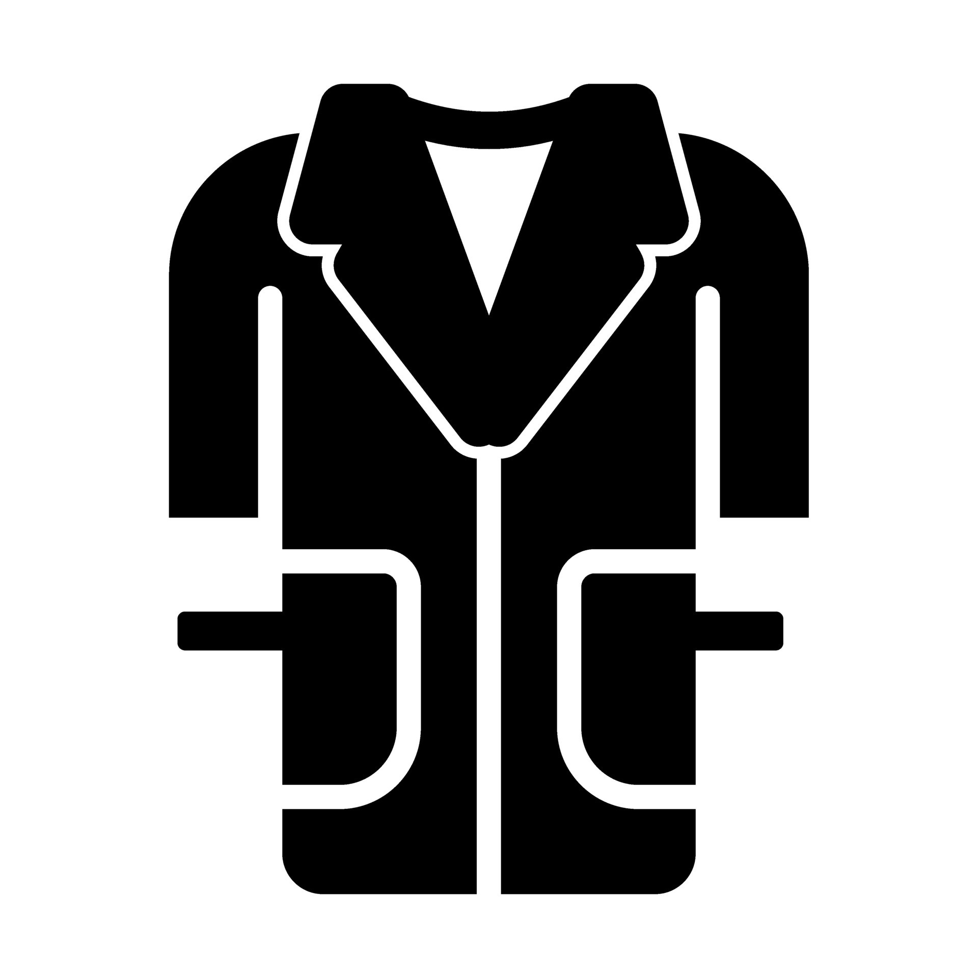 Lab Coat Vector Icon 26452597 Vector Art at Vecteezy
