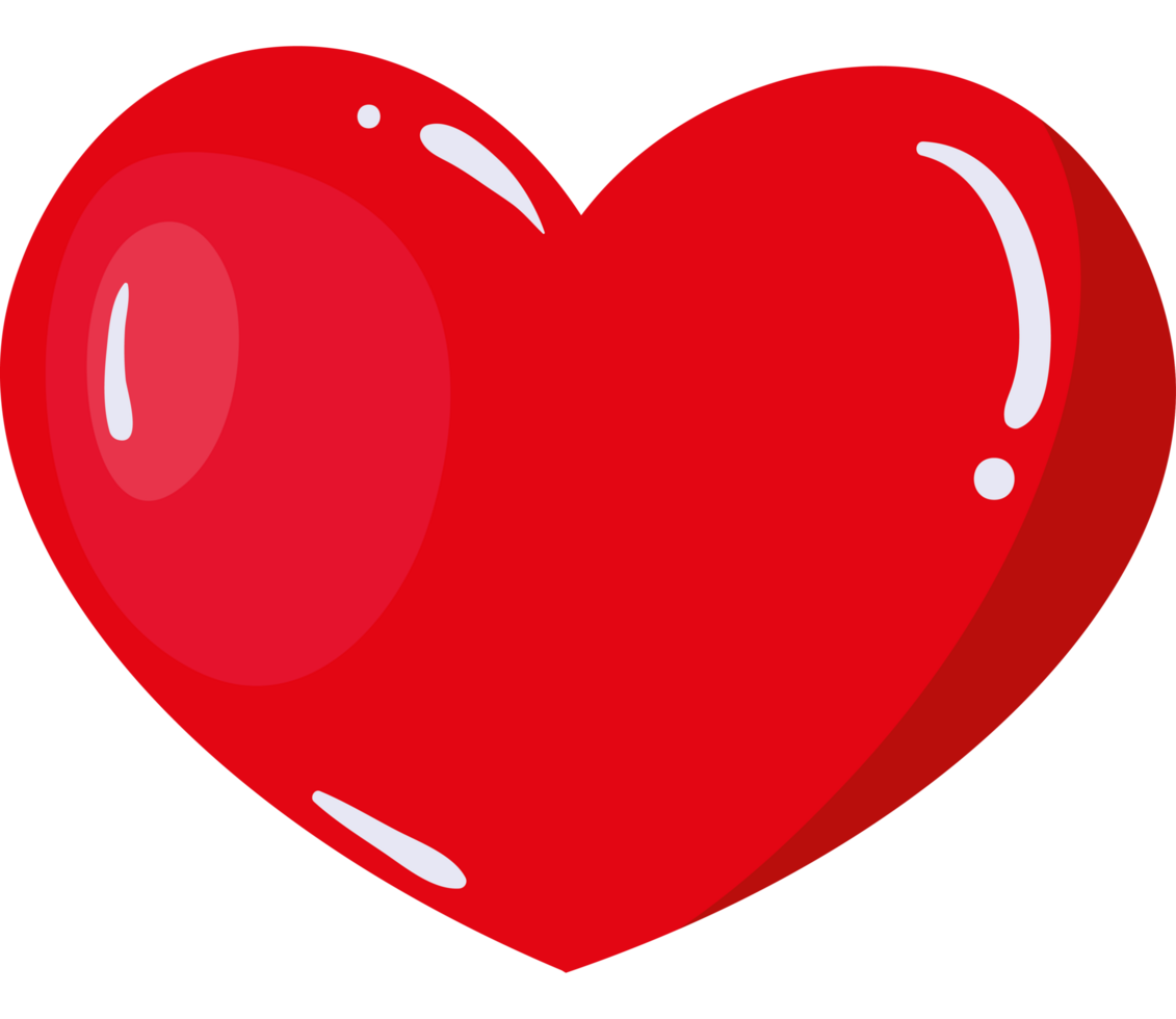 corazón icono aislado blanco antecedentes png