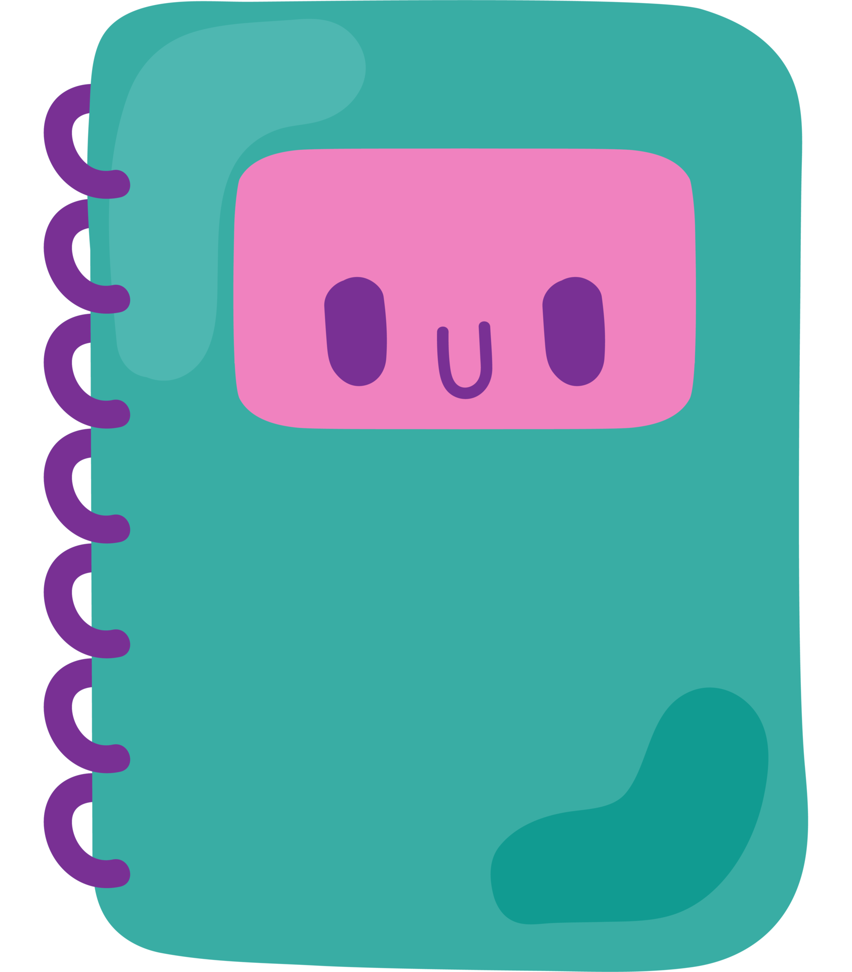 cute notepad icon isolated white background 26452716 PNG