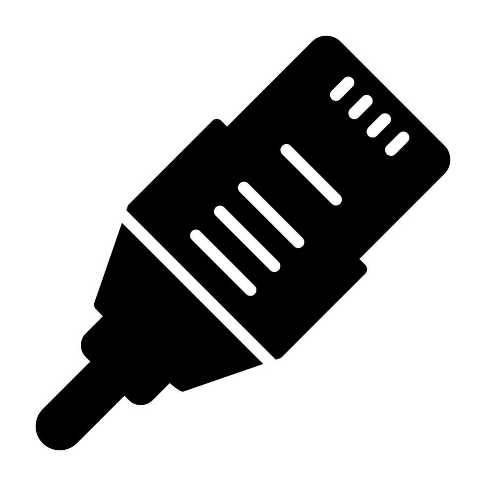 Ethernet Cable Vector Icon