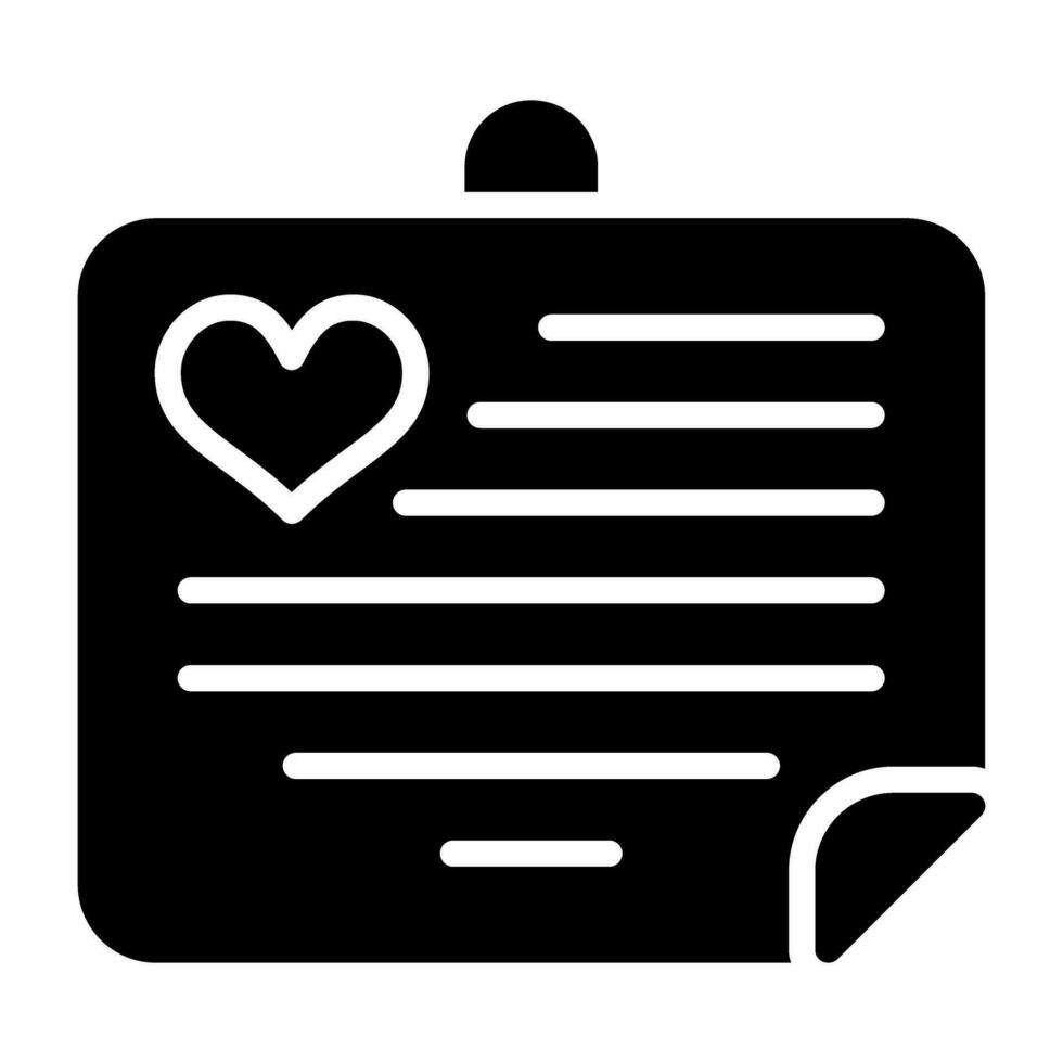 Love notes Vector Icon