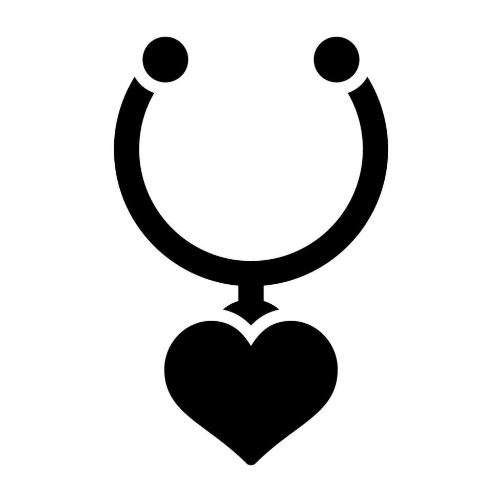 Heart Shaped Locket Vector Icon
