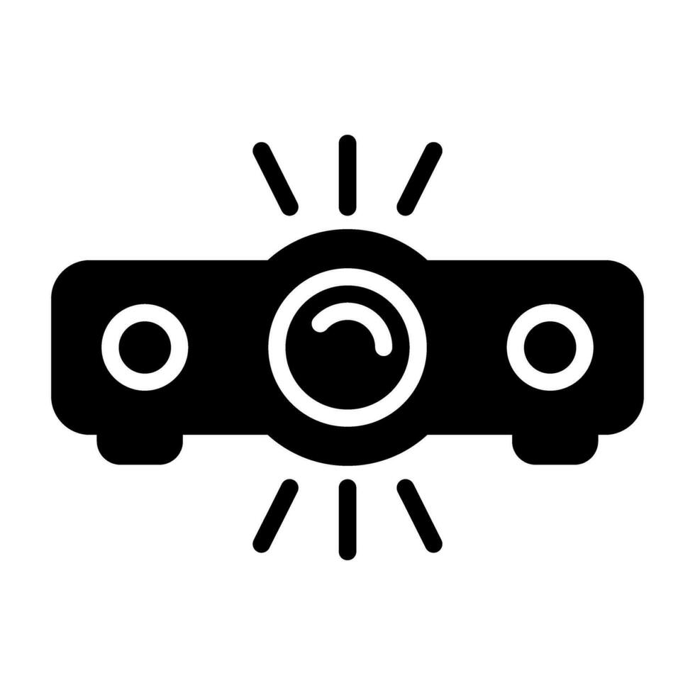 icono de vector de proyector